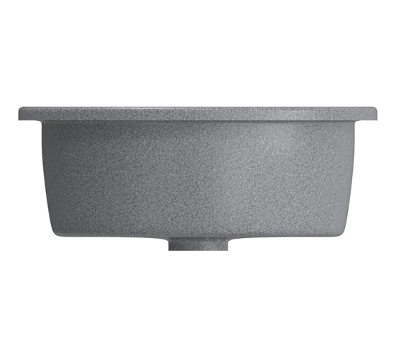 Мойка mixline ML-GM10 круглая, темно-серая, 309, 440х440х180 мм 525063