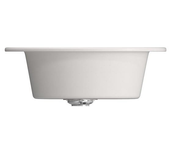 Мойка mixline ML-GM11 круглая, белая, 331, 500х500х180 мм 525075
