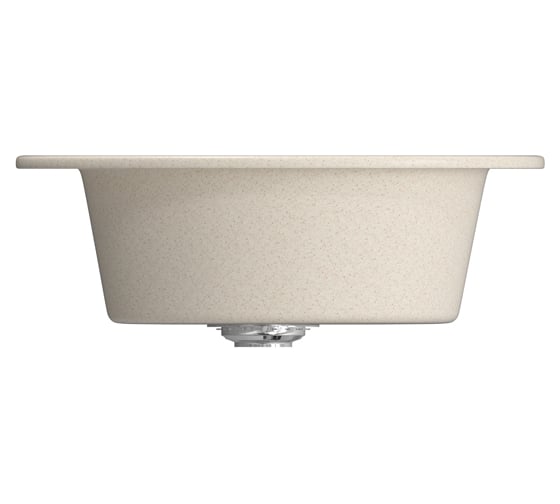 Мойка mixline ML-GM11 круглая, бежевая, 328, 500х500х180 мм 525074