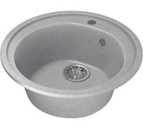 Мойка mixline ML-GM11 круглая, графит, 342, 500х500х180 мм 533153