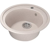Мойка mixline ML-GM11 круглая, песочная, 302, 500х500х180 мм 525068