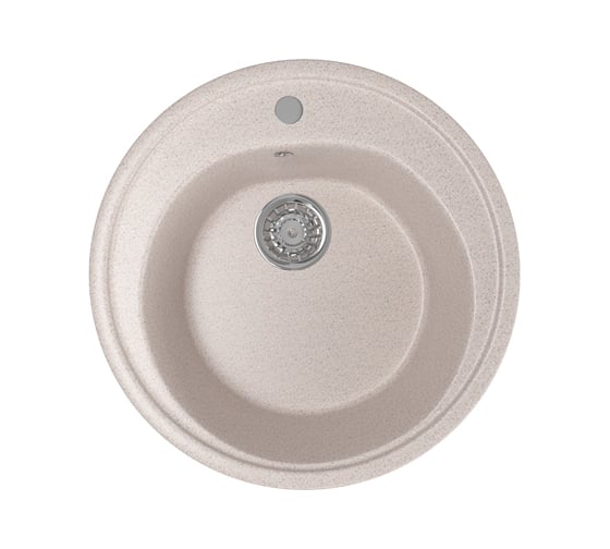 Мойка mixline ML-GM11 круглая, песочная, 302, 500х500х180 мм 525068