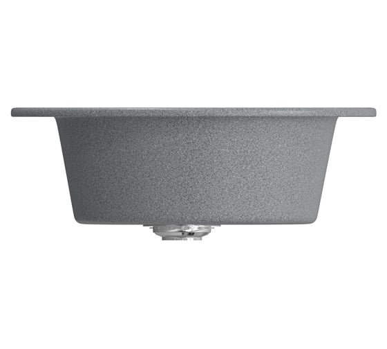 Мойка mixline ML-GM11 круглая, темно-серая, 309, 500х500х180 мм 525071