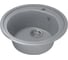 Мойка mixline ML-GM11 круглая, темно-серая, 309, 500х500х180 мм 525071 1