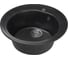 Мойка mixline ML-GM11 круглая, черная, 308, 500х500х180 мм 525070 1