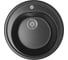 Мойка mixline ML-GM11 круглая, черная, 308, 500х500х180 мм 525070 2