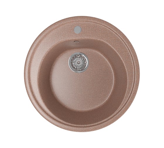 Мойка mixline ML-GM11 круглая, терракотовая, 307, 500х500х180 мм 525073
