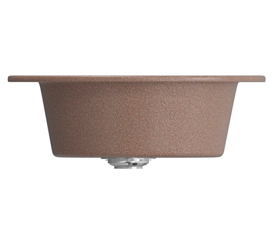 Мойка mixline ML-GM11 круглая, терракотовая, 307, 500х500х180 мм 525073