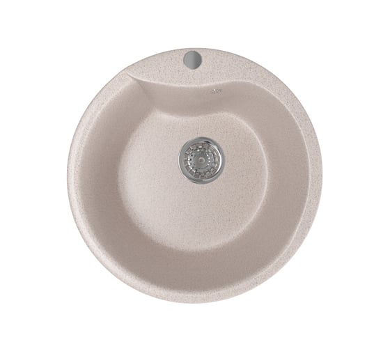 Мойка mixline ML-GM12 круглая, песочная, 302, 480х480х210 мм 525076
