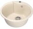 Мойка mixline ML-GM12 круглая, бежевая, 328, 480х480х210 мм 525082 1