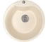 Мойка mixline ML-GM12 круглая, бежевая, 328, 480х480х210 мм 525082 2