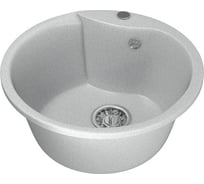 Мойка mixline ML-GM12 круглая, серая, 310, 480х480х210 мм 525077
