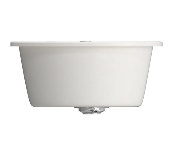 Мойка mixline ML-GM12 круглая, молоко, 341, 480х480х210 мм 532393