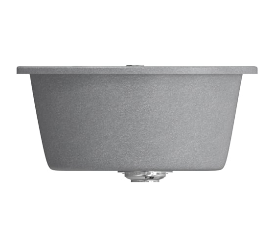 Мойка mixline ML-GM12 круглая, графит, 342, 480х480х210 мм 533154