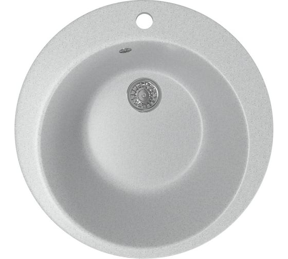 Мойка mixline ML-GM13 круглая, серая, 310, 495х495х190 мм 525085