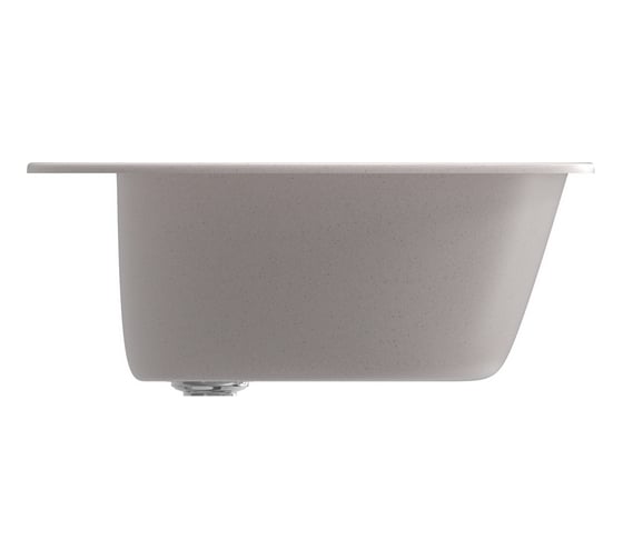 Мойка mixline ML-GM13 круглая, светло-розовая, 311, 495х495х190 мм 525088