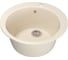 Мойка mixline ML-GM13 круглая, бежевая, 328, 495х495х190 мм 525090 1