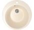 Мойка mixline ML-GM13 круглая, бежевая, 328, 495х495х190 мм 525090 2