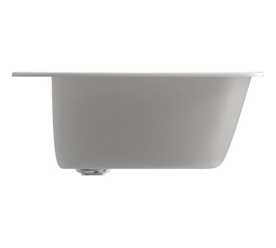 Мойка mixline ML-GM13 круглая, белая, 331, 495х495х190 мм 525091