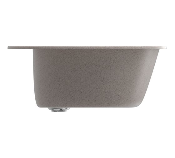 Мойка mixline ML-GM13 круглая, песочная, 302, 495х495х190 мм 525084