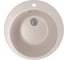 Мойка mixline ML-GM13 круглая, песочная, 302, 495х495х190 мм 525084 2
