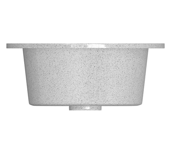 Мойка mixline ML-GM Gloss 01 круглая, серая, 480х480х180 мм 542278