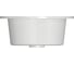 Мойка mixline ML-GM Gloss 01 круглая, белая, 480х480х180 мм 542281 3