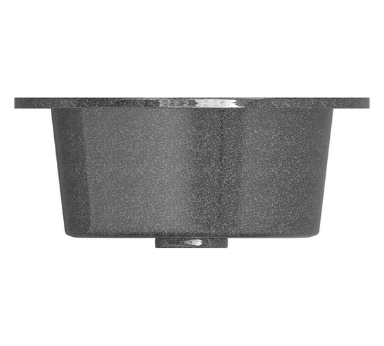 Мойка mixline ML-GM Gloss 01 круглая, черная, 480х480х180 мм 542279