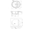 Мойка mixline ML-GM Gloss 02 овальная, с крылом, черная, 460х580х180 мм 542283 5