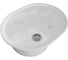 Мойка mixline ML-GM Gloss 02 овальная, с крылом, белая, 460х580х180 мм 542285 1