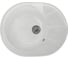 Мойка mixline ML-GM Gloss 02 овальная, с крылом, белая, 460х580х180 мм 542285 2