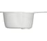 Мойка mixline ML-GM Gloss 02 овальная, с крылом, белая, 460х580х180 мм 542285 3