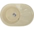 Мойка mixline ML-GM Gloss 03 овальная, с крылом, бежевая, 480х740х180 мм 542286 2