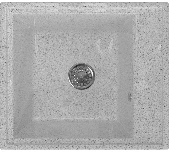 Мойка mixline ML-GM Gloss 04 серая, 480х420х180 мм 542292