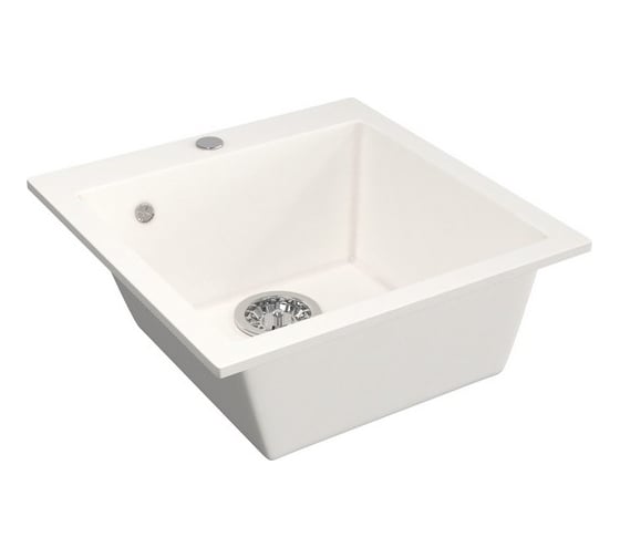 Мойка mixline ML-GM14 молоко, 341, 495х420х190 мм 532395 1