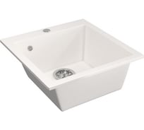 Мойка mixline ML-GM14 белая, 331, 495х420х190 мм 525099