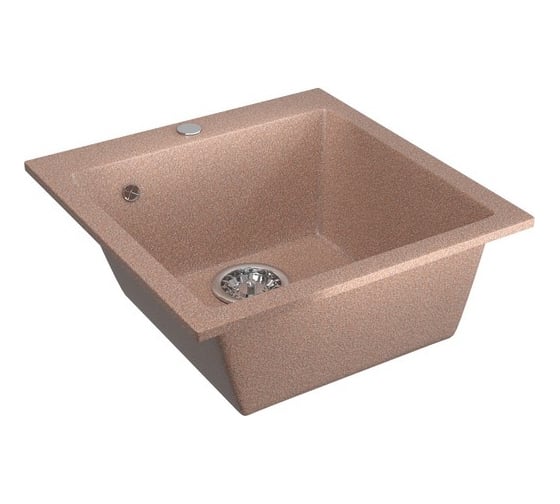 Мойка mixline ML-GM14 терракотовая, 307, 495х420х190 мм 525097