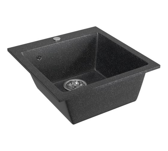 Мойка mixline ML-GM14 черная, 308, 495х420х190 мм 525094 1