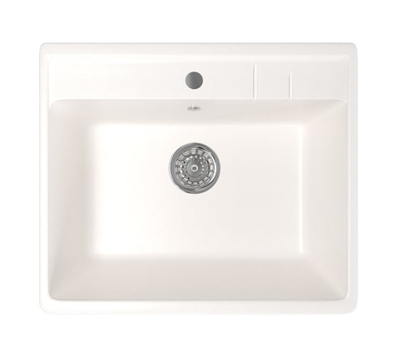 Мойка mixline ML-GM15 белая, 331, 490х550х200 мм 525107