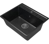 Мойка mixline ML-GM15 черная, 308, 490х550х200 мм 525102