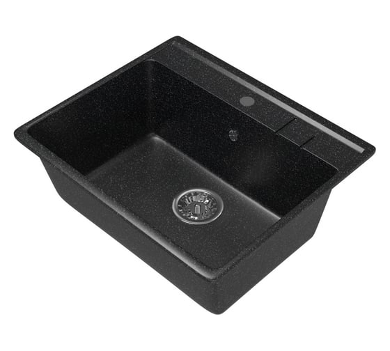 Мойка mixline ML-GM15 черная, 308, 490х550х200 мм 525102