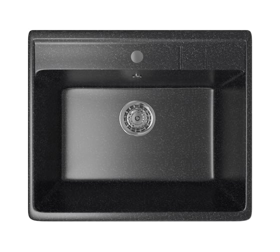 Мойка mixline ML-GM15 черная, 308, 490х550х200 мм 525102