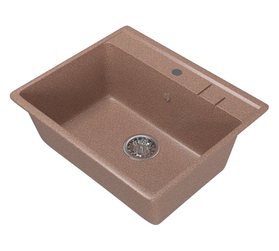 Мойка mixline ML-GM15 терракотовая, 307, 490х550х200 мм 525105