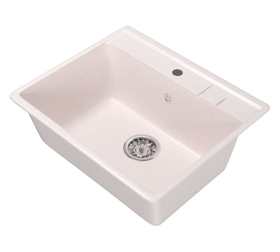 Мойка mixline ML-GM15 светло-розовая, 311, 490х550х200 мм 525104