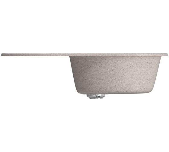 Мойка mixline ML-GM16 овальная, с крылом, песочная, 302, 455х720х180 мм 525108