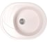 Мойка mixline ML-GM17 овальная, с крылом, светло-розовая, 311, 465х570х180 мм 525120 2