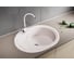 Мойка mixline ML-GM17 овальная, с крылом, светло-розовая, 311, 465х570х180 мм 525120 4