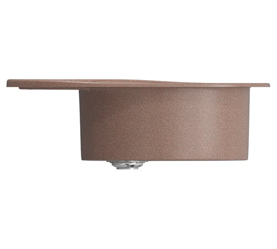 Мойка mixline ML-GM17 овальная, с крылом, терракотовая, 307, 465х570х180 мм 525121