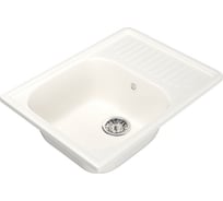 Мойка mixline ML-GM18 с крылом, молоко, 341, 490х640х190 мм 532399