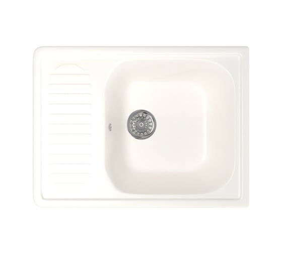 Мойка mixline ML-GM18 с крылом, молоко, 341, 490х640х190 мм 532399